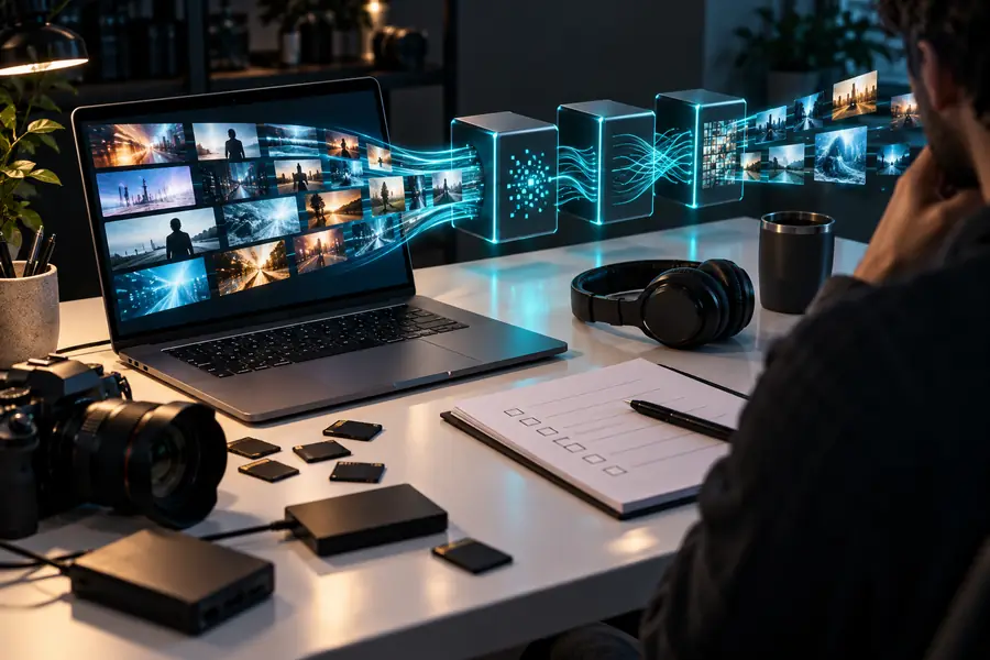 Unreviewed AI video workflow